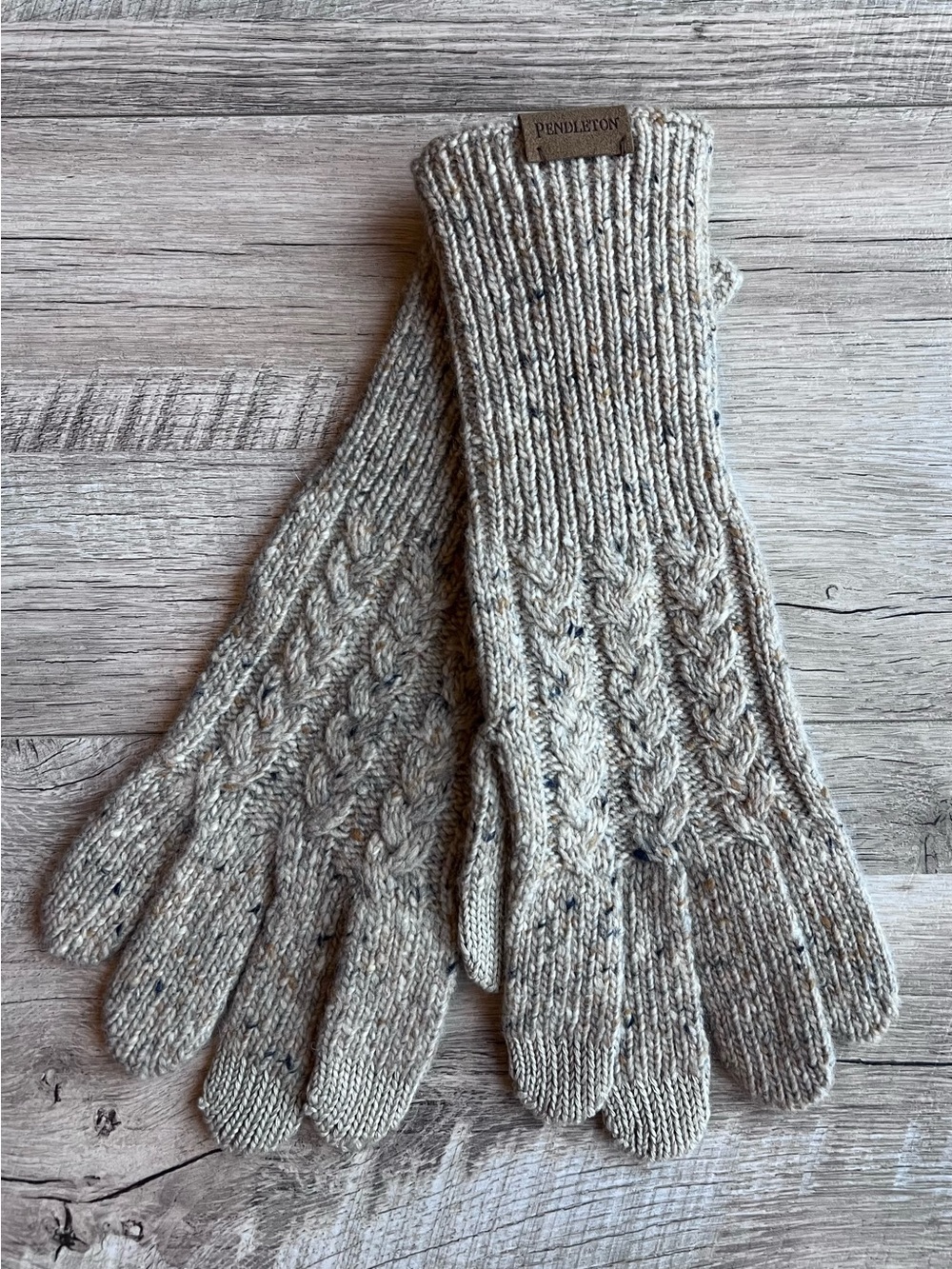 Pendleton Wool Knit Gloves